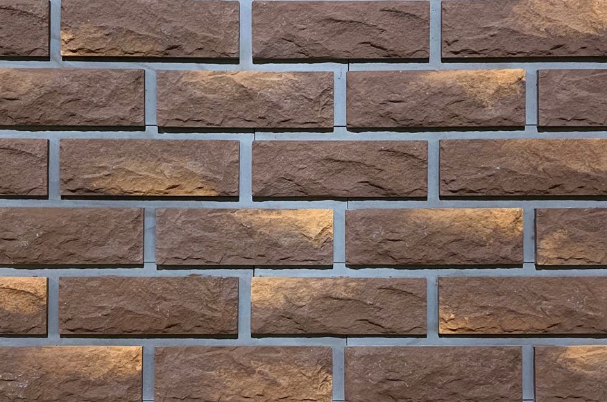 Фиброцементные панели КАНЬОН Сколотый кирпич - 36 купить в Красноярске
