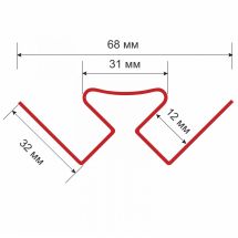 Внутренний угол для белого сайдинга