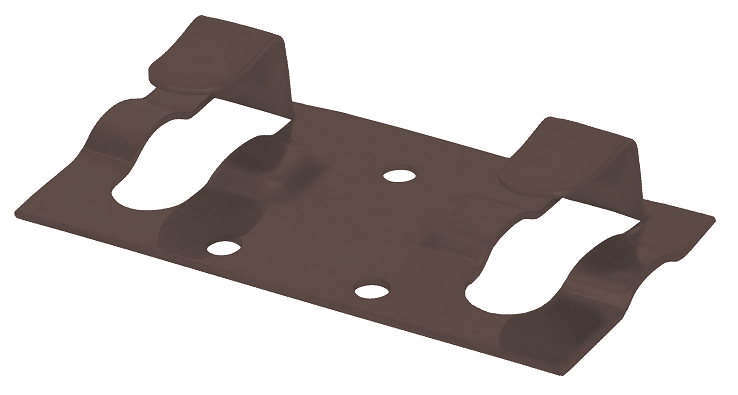 Кляймер начальный Grinder для установки наличника коричневого цвета. купить в Красноярске