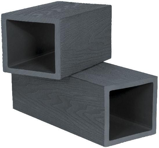 Опорный столб Polivan SINGARAJA с 3D текстурой дерева, чёрного цвета. купить в Красноярске