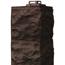 Наружный угол FineBer Доломит, Тёмно-коричневый