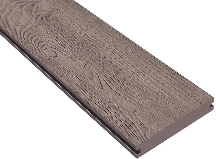 Террасная доска ДПК Outdoor 3D полнотелая NEVADA/CALIFORNIA BROWN коричневый микс. купить в Красноярске