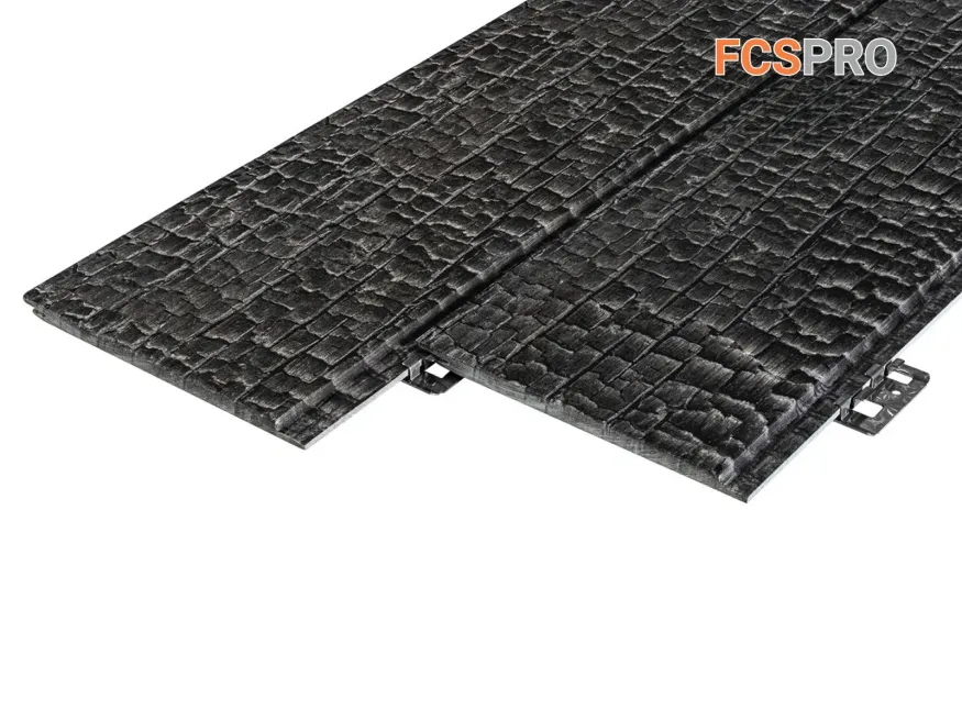 Фиброцементная панель FCSPRO Decor Wood Click Угольное купить в Красноярске