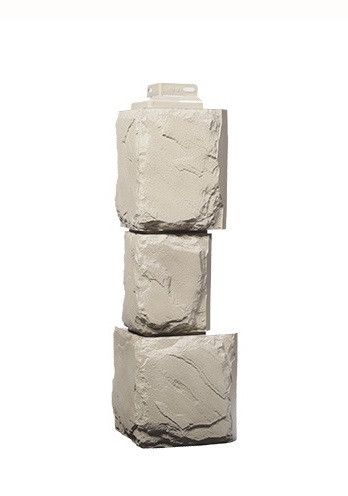 Угол Фасадного Сайдинга Серия «Крупный Камень» Песчаный купить в Красноярске