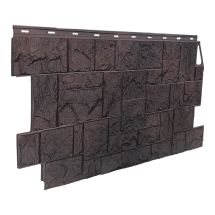 Фасадная панель FineBer Дикий камень, Коричневый