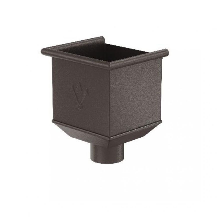 Воронка водосборная Aquasystem RR 32, тёмно-коричневая матовая, 150/100 купить в Красноярске