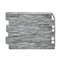 Фасадная панель Fineber, Скол 3D, Светло-серый цвет купить в Красноярске