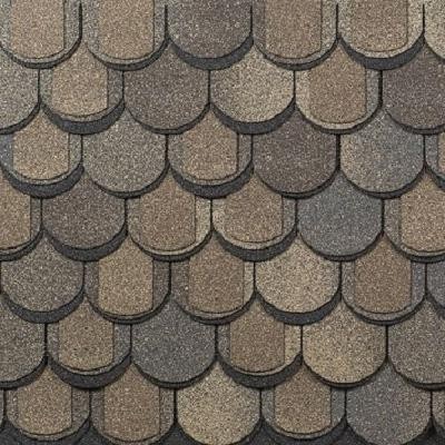Трехслойная ламинированная черепица Shinglas, Атлантика, цвет Мадейра купить в Красноярске