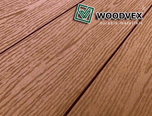 Террасная доска WOODVEX Select из ДПК в цвете Терракота купить в Красноярске