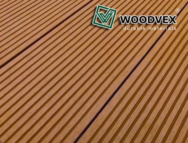 Террасная доска WOODVEX Select из ДПК в цвете Терракота купить в Красноярске