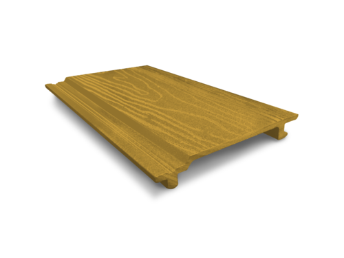 Фасадная панель из ДПК ECODECKING Цвет Желтый купить в Красноярске
