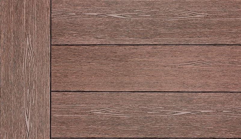 Террасная доска ДПК Outdoor 3D сплошная STORM/OCEAN BROWN коричневая смешанная купить в Красноярске