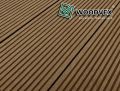 Террасная доска WOODVEX Select из ДПК темно-коричневого цвета купить в Красноярске