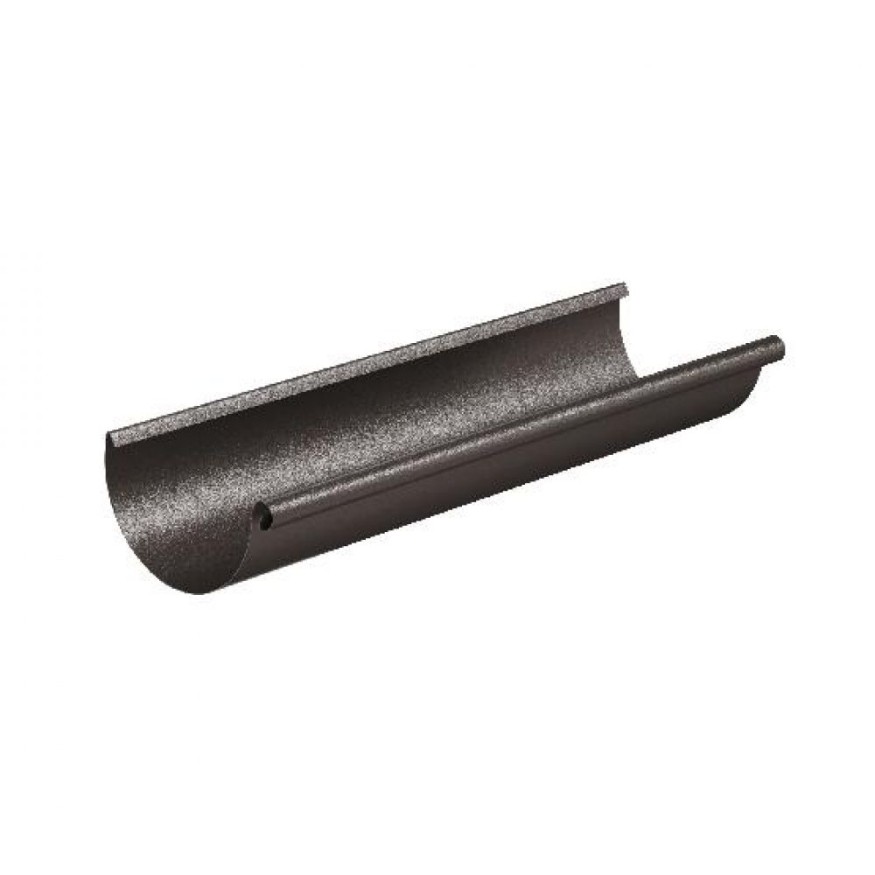Водосточный желоб Aquasystem RR 32, тёмно-коричневый матовый, 3.00 м, 150/100 купить в Красноярске