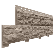 Фасадные панели Доломит, Скалистый риф премиум, Графит