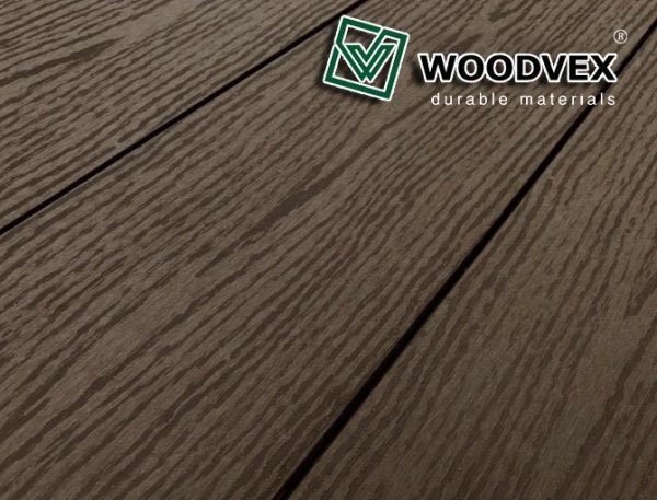 Террасная доска из ДПК WOODVEX Select в цвете Венге купить в Красноярске