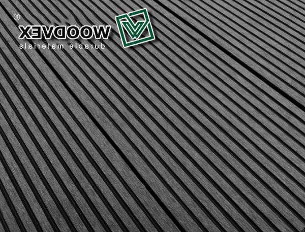 Террасная доска WOODVEX Select из ДПК в цвете Графит купить в Красноярске