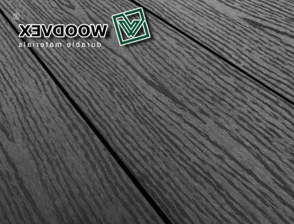 Террасная доска WOODVEX Select из ДПК в цвете Графит купить в Красноярске