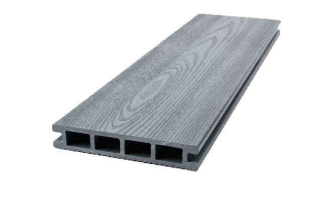 Террасная доска Экодекинг Титан, Серый купить в Красноярске